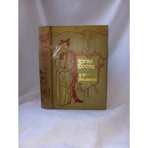 Lorna Doone R.D. Blackmore Vol 2 Illustrations Hardcover Antique Book Romance